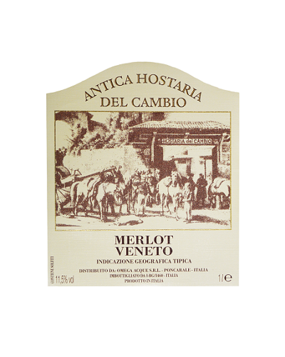 ANTICA HOSTARIA MERLOT 1 l - cassa 12 bottiglie vetro a rendere